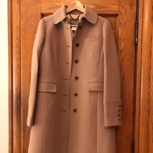 J.crew camel wool double cloth thinsulate coat sz6